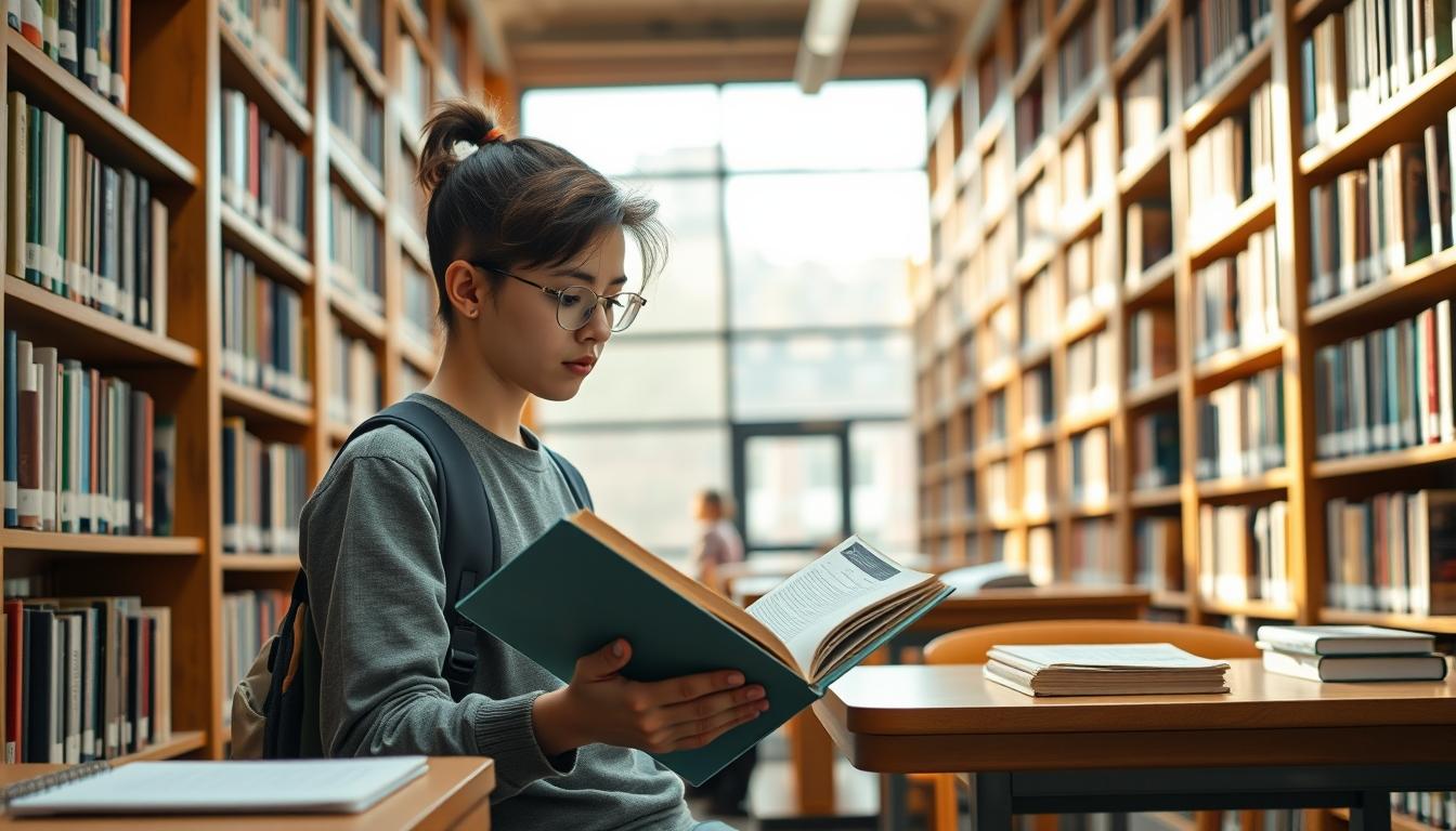 Students collaborating in study space